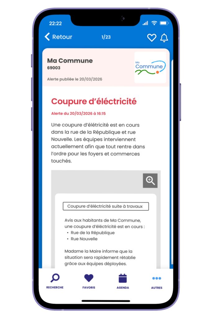 application PanneauPocket alertes