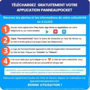 PanneauPocket application informations commune EPCI