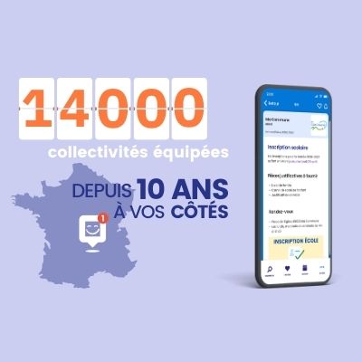 Rejoignez les 13 700 collectivités locales utilisant notre application mobile