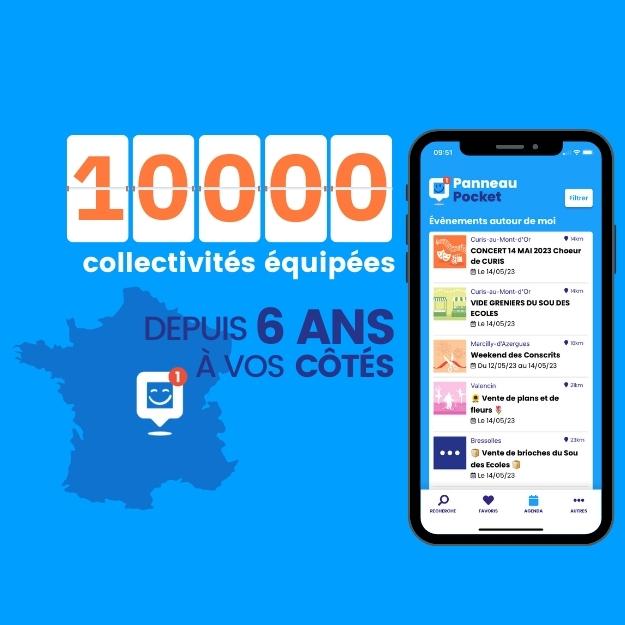 Rejoignez les 10 000 collectivités locales utilisant notre application mobile
